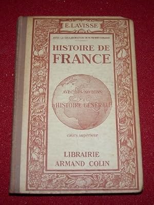 Seller image for Histoire de France avec des Notions d'Histoire Generale for sale by Antiquarian Bookshop