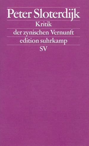 Seller image for Zur Kritik der zynischen Vernunft for sale by AHA-BUCH GmbH