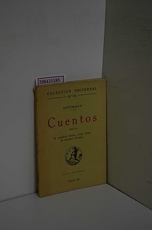 Bild des Verkufers fr Cuentos Tome 3, Coleccion Universal Nr. 706 zum Verkauf von ralfs-buecherkiste