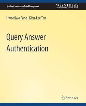 Seller image for Query Answer Authentication for sale by AHA-BUCH GmbH