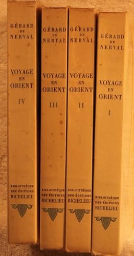 Voyage en Orient en 4 tomes