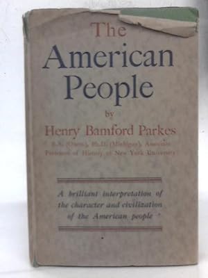 Bild des Verkufers fr The American People - Their Civilization and Character zum Verkauf von World of Rare Books