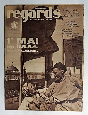 REGARDS. IIIe Année No. 16 (48) , 4 Mai 1934. Dans ce numéro: Paris, 1er Mai. - Chômage à New-Yor...