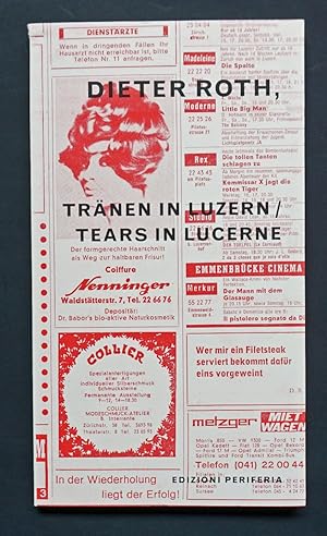 Bild des Verkufers fr Trnen in Luzern / Tears in Lucerne. zum Verkauf von Versandantiquariat Wolfgang Petry