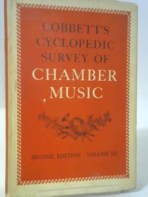 Imagen del vendedor de Survey of Chamber Music Vol III a la venta por World of Rare Books
