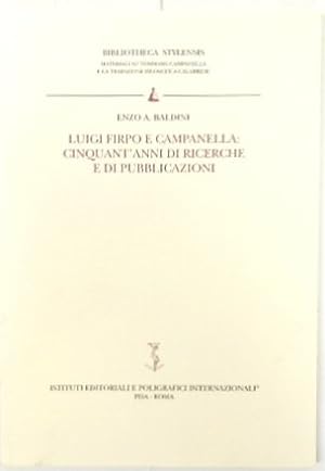 Immagine del venditore per Luigi Firpo e Campanella: cinquant'anni di ricerche e di Pubblicazioni venduto da PsychoBabel & Skoob Books