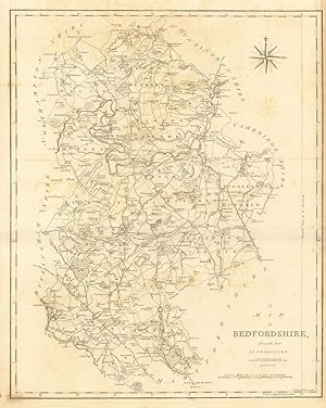 A map of Bedfordshire from the best authorities