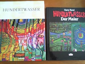 Imagen del vendedor de 1) Hundertwasser. 2) Hundertwasser - Der Maler. Zusammen 2 Bcher. a la venta por Buch-Galerie Silvia Umla