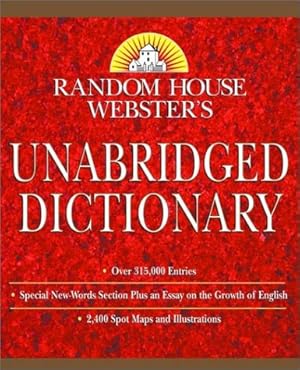 Immagine del venditore per Random House Webster's Unabridged Dictionary: Indexed (Book Only Edition) venduto da Pieuler Store