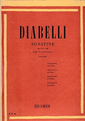 Diabelli Sonatine Op. 151 e 168 per pianoforte