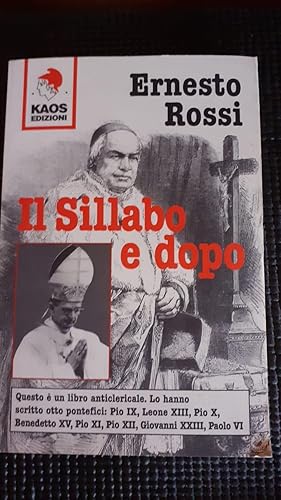 Immagine del venditore per Il Sillabo e dopo venduto da librisaggi