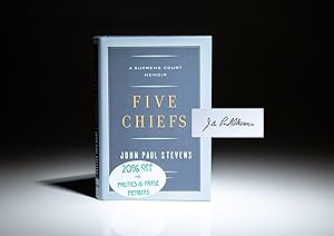 Seller image for Five Chiefs; A Supreme Court Memoir for sale by The First Edition Rare Books, LLC