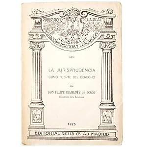 Seller image for LA JURISPRUDENCIA COMO FUENTE DEL DERECHO for sale by LIBRERIA CLIO