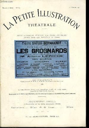 Seller image for La petite illustration thatrale - nouvelle srie n 37 - Les grognards, comdie en sept tableaux par G. Lenotre et Henri Cain, reprsents pour la premire fois le 12 janvier 1921 au thatre Sarah Bernhardt for sale by Le-Livre