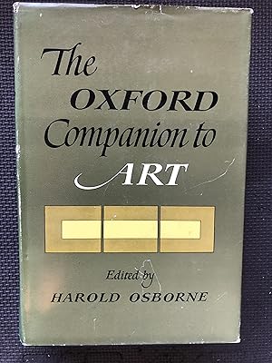Seller image for The Oxford Companion to Art for sale by Cragsmoor Books