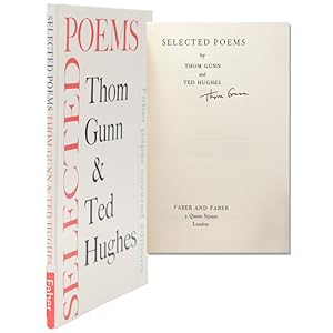 SELECTED POEMS by Thom Gunn and Ted Hughes