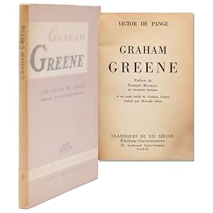GRAHAM GREENE [par] Victor de Pange. Preface de Francois Mauriac de l'Academie francaise et un te...