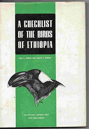 A Checklist of the Birds of Ethiopia