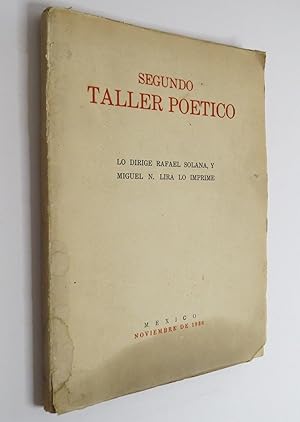 Imagen del vendedor de Segundo Taller Potico a la venta por Librera Urbe