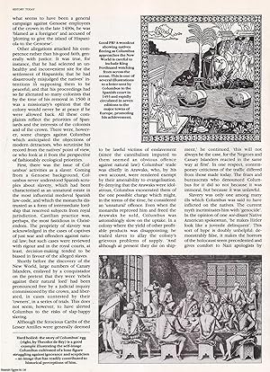 Immagine del venditore per Columbus - Hero or Villain? An original article from History Today, 1992. venduto da Cosmo Books