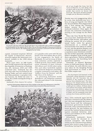 Imagen del vendedor de Andranik of Armenia: Peasant Carpenter, Guerrilla Leader, National Hero. An original article from History Today, 1993. a la venta por Cosmo Books