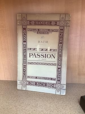 The Passion of Our Lord (According to St. John) [ Novellos Original Octavo Edition ]