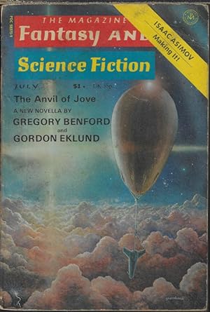 Imagen del vendedor de The Magazine of FANTASY AND SCIENCE FICTION (F&SF): July 1976 a la venta por Books from the Crypt