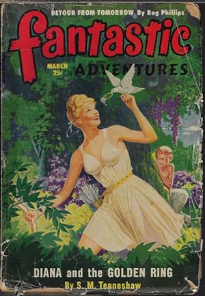 Seller image for FANTASTIC ADVENTURES: March, Mar. 1950 for sale by Books from the Crypt