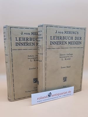 Bild des Verkufers fr J. von Mering's Lehrbuch der inneren Medizin (2 Bnde) Band 1+2 zum Verkauf von Roland Antiquariat UG haftungsbeschrnkt