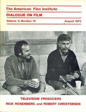 Immagine del venditore per DIALOGUE ON FILM Rick Rosenberg & Rob Christensen American Film Institute 8 1973 venduto da The Jumping Frog