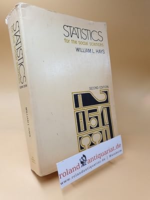 Bild des Verkufers fr Statistics for the Social Sciences zum Verkauf von Roland Antiquariat UG haftungsbeschrnkt