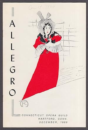 Immagine del venditore per Connecticut Opera Guild Allegro Hartford Mirella Freni La Boheme 12 1966 program venduto da The Jumping Frog