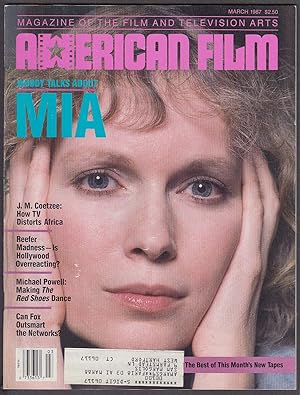 Seller image for AMERICAN FILM Mia Farrow Stanley Kramer J M Coetzee Michael Powell ++ 3 1987 for sale by The Jumping Frog