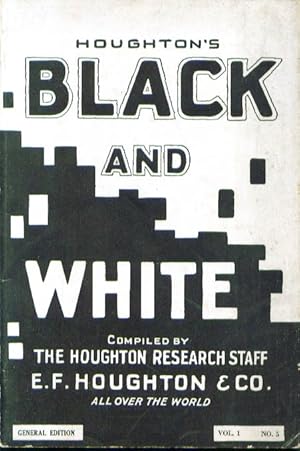 Image du vendeur pour Houghton's Black & White 5/1929 General Edition: Rust prevention belts mis en vente par The Jumping Frog