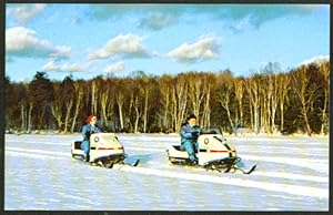 Imagen del vendedor de Evinrude Bobcat & Bobcat SS Skimobiles postcard 1970s a la venta por The Jumping Frog