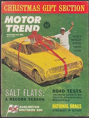 Seller image for MOTOR TREND 1963 Falcon Futura Triumph Sport 6 Renault R-8 tests ++ 12 1962 for sale by The Jumping Frog