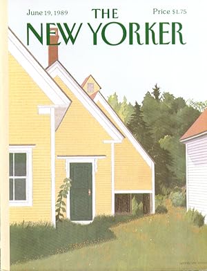 Immagine del venditore per New Yorker cover Simpson barns on rural farm 6/19 1989 venduto da The Jumping Frog