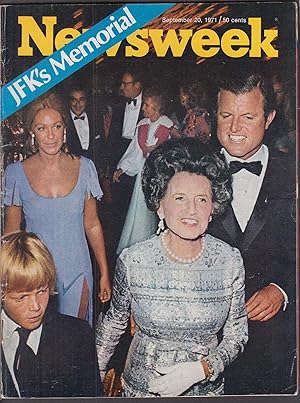 Seller image for NEWSWEEK JFK Memorial, Senator Edmund Muskie presidential campaign ++ 9/20 1971 for sale by The Jumping Frog