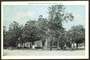 Seller image for Dodge County Court House Juneau WI postcard 1920s for sale by The Jumping Frog