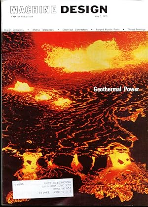 Seller image for MACHINE DESIGN Geothermal Power Treasure Diving 5/3 1973 for sale by The Jumping Frog