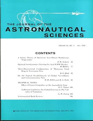 Seller image for Journal Astronautical Sciences Fall 1965 Anti-ICBM for sale by The Jumping Frog