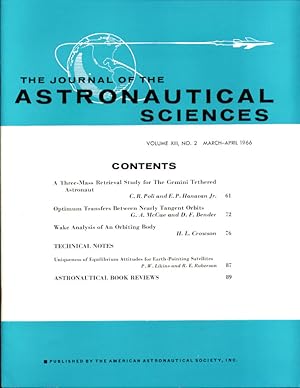 Seller image for Journal Astronautical Sciences 3-4/1966 Gemini etc for sale by The Jumping Frog