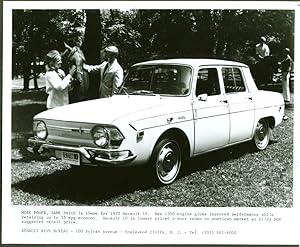 Seller image for 1970 Renault 10 4-door sedan 8x10 & news release for sale by The Jumping Frog