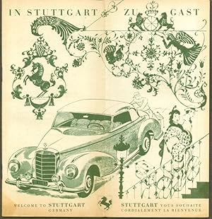 Seller image for In Stuttgart Mercedes-Benz Museum city guide 1955 for sale by The Jumping Frog
