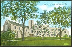 Immagine del venditore per Business & Econ Building Indiana University Bloomington postcard 1930s venduto da The Jumping Frog