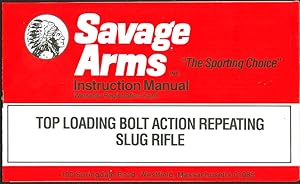 Seller image for Savage Arms Top Loading Repeating Rifle manual 1996 for sale by The Jumping Frog