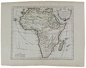 L'AFRIQUE. [Original copper engraved map, 1778]: