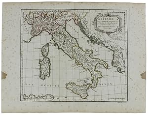 L'ITALIE. [Carta geografica del 1778]: