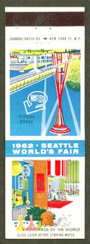 Seller image for Boulevards World Seattle World's Fair 1962 matchcover for sale by The Jumping Frog