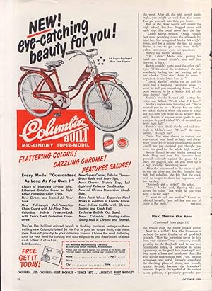 Seller image for Columbia Built R6 Bicycle ad 1950 for sale by The Jumping Frog